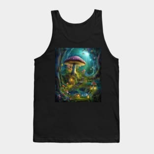 Magical Mushroom Village Tank Top